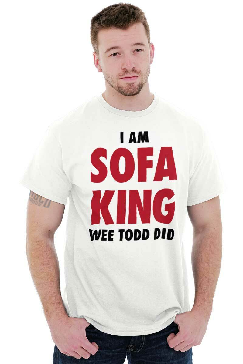 Sofa King Rude Offensive Sarcastic Humor Mens Casual Crewneck T Shirts Tees