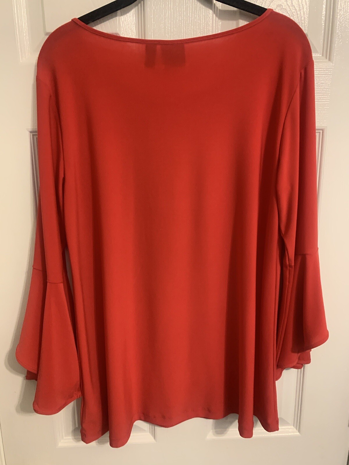 Women With Control Womens Pull On Blouse/Shirt/Top Size M Red