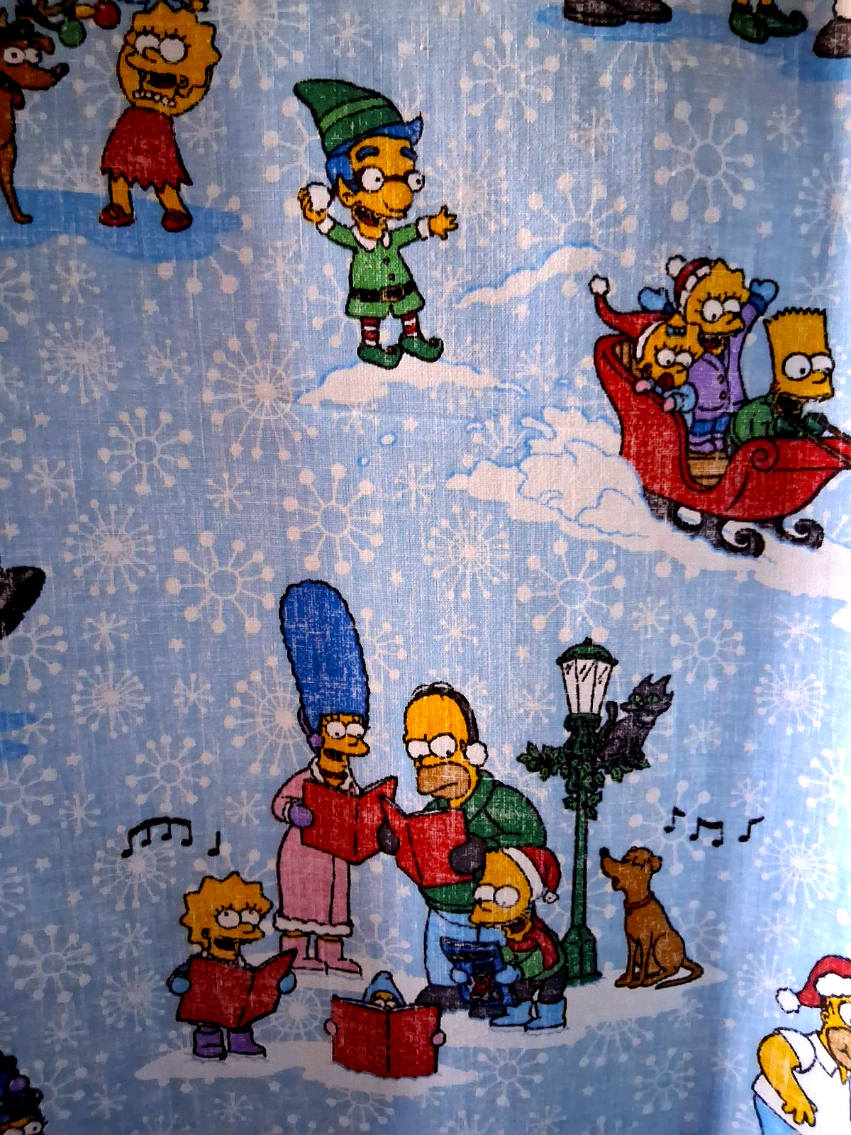 Reyn Spooner Women’s “SIMPSONS GREETINGS” FBF Light Blue Shirt Sizes