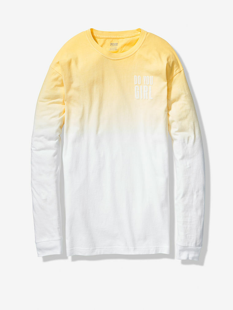 Victoria’s Secret Pink Campus LONG SLEEVE TEE