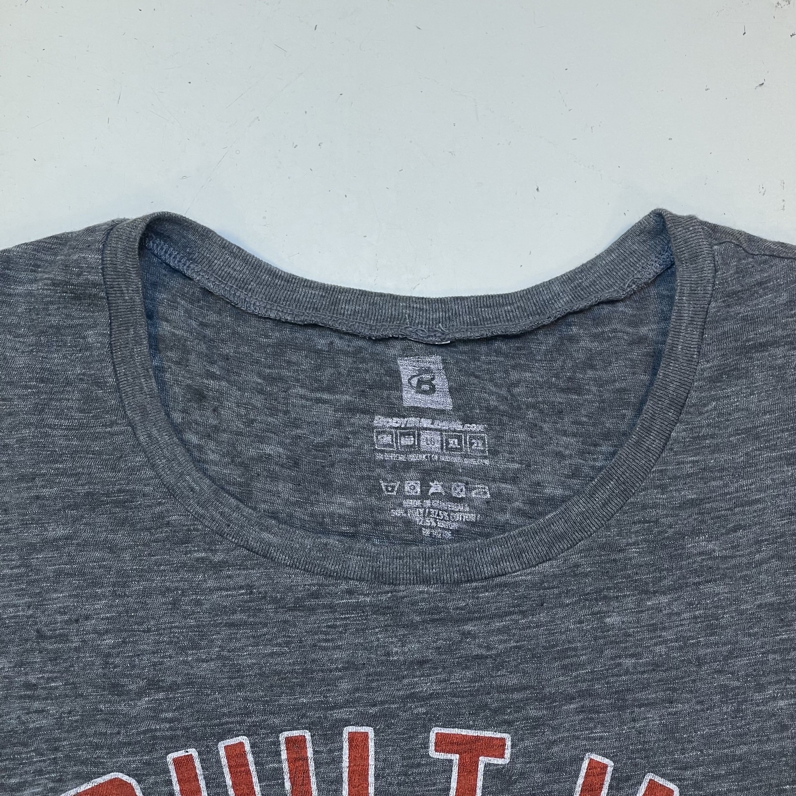 BODYBUILDING BUILT IN THE U.S.A. USA GYM TANK TOP T SHIRT Womens L Gray