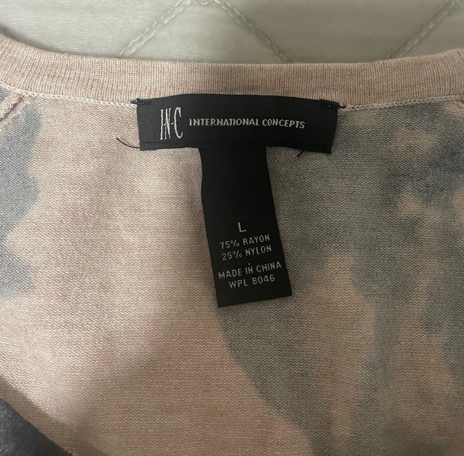 I.N.C. International Concepts Top L