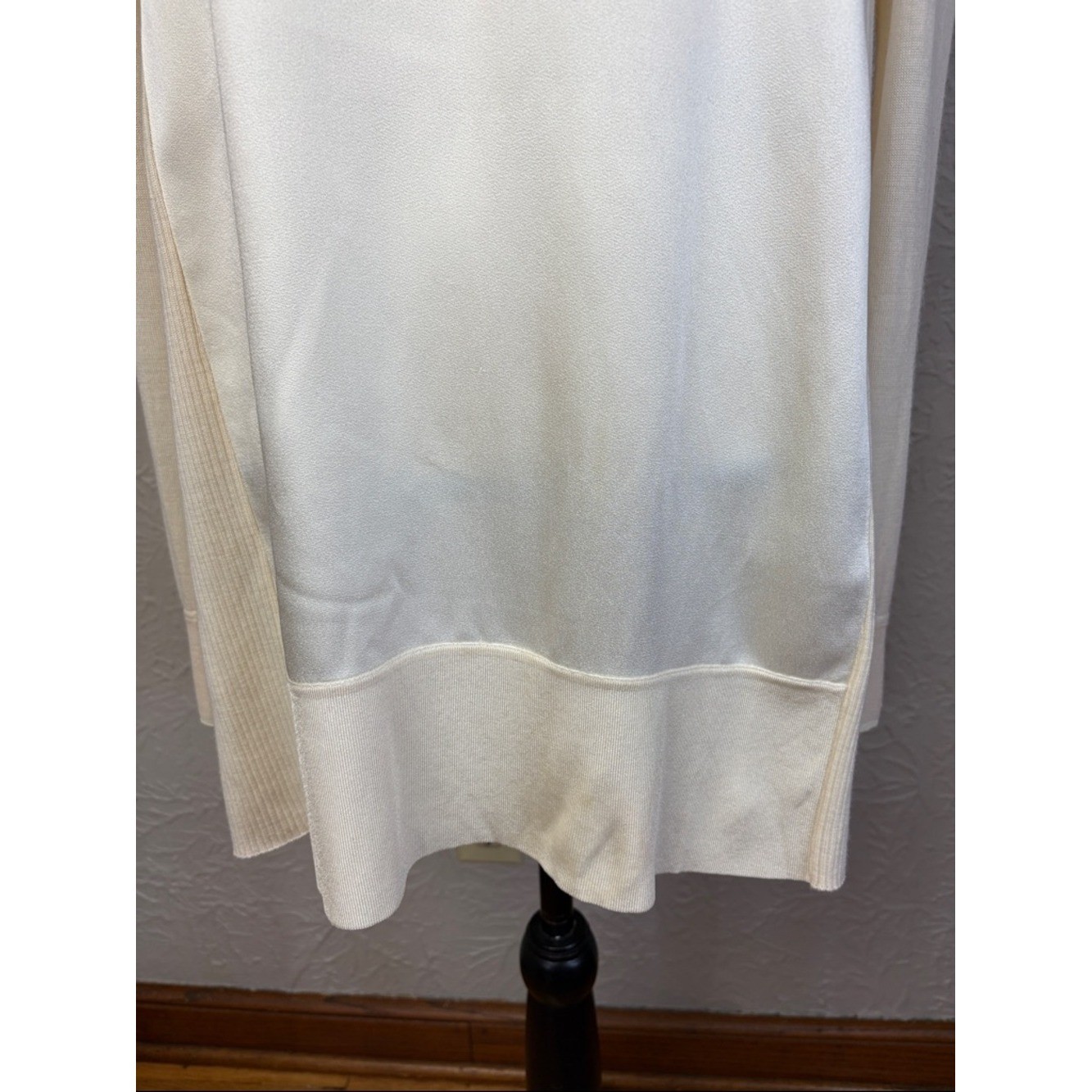 Rag & Bone Vivienne Satin V-neck Tunic