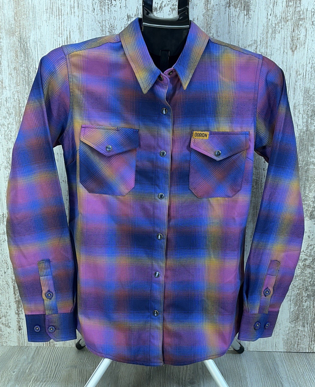 Dixxon “DESERT MORNINGS” Long Sleeve Flannel Shirt Size Small New NO Tags