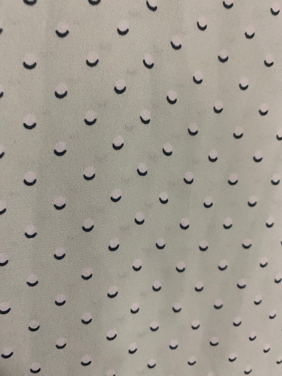 Ann Taylor Factory Women’s Mint Green Moon Dot V Neck Sleeveless Layered Top Lrg