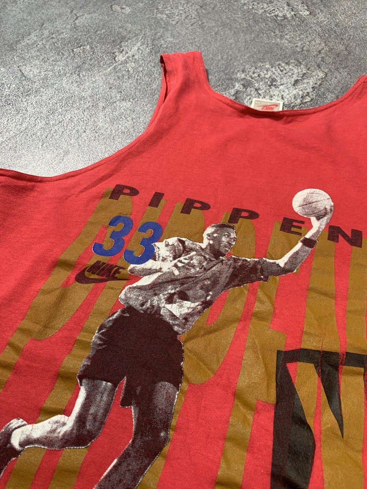 Vintage 90s Nike Jordan Michael Jordan Scottie Pippen Back 2 Back Top Size S
