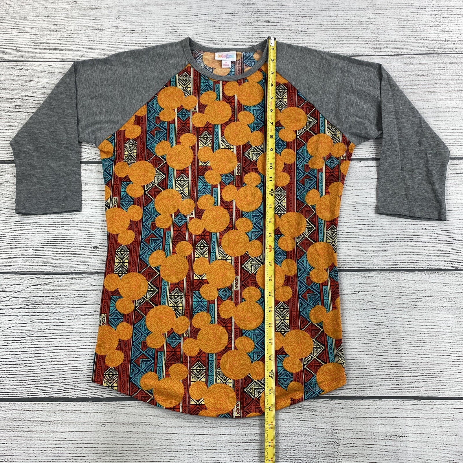 Lularoe Disney Mickey Mouse Women Size Small Half Sleeve Pullover Shirt – NEW