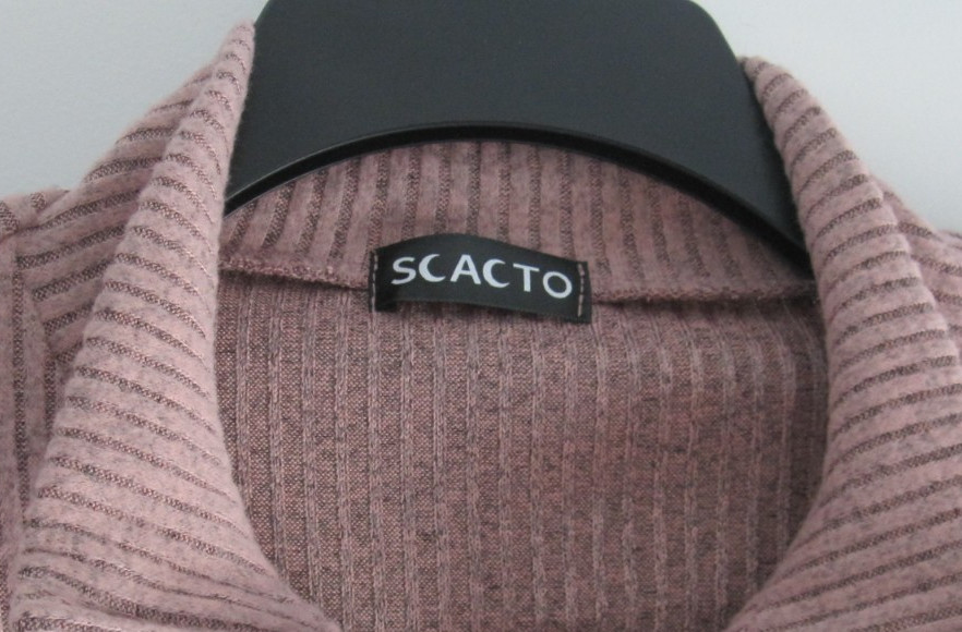 NEW Women’s Size XL-XXL Scacto Top Pink Long-Sleeve Stand-Up Collar Zipper Soft