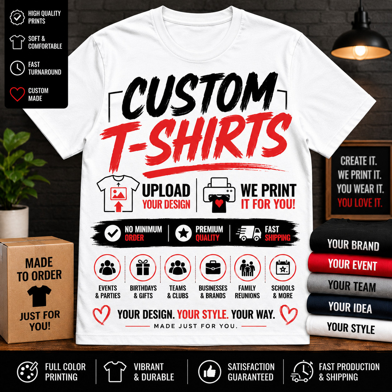 Mens Capn Munch 5XT BlacShaka T Custom Here Tee Shirt Customized Artwork