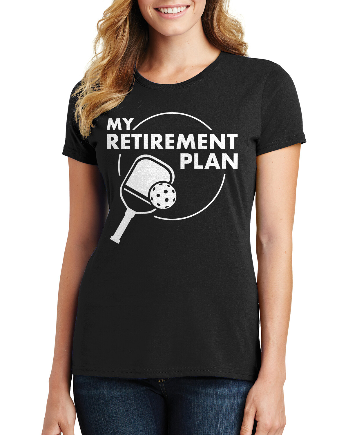 My Retirement Plan Pickleball Women’s T-Shirt Funny