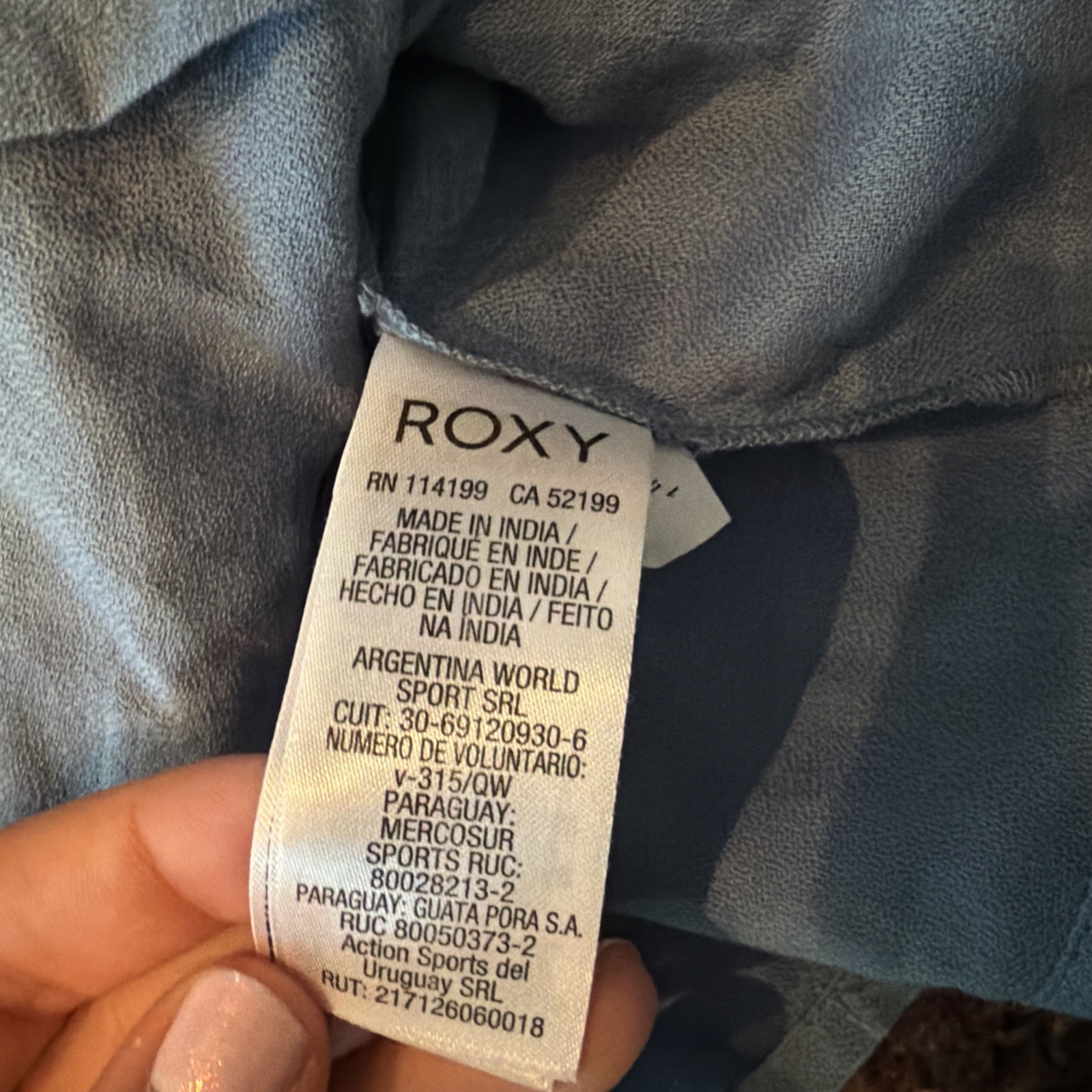NEW Roxy Women’s High Hopes Cropped Top TANK QUIKSILVER BLUE M SHIRT TUBE