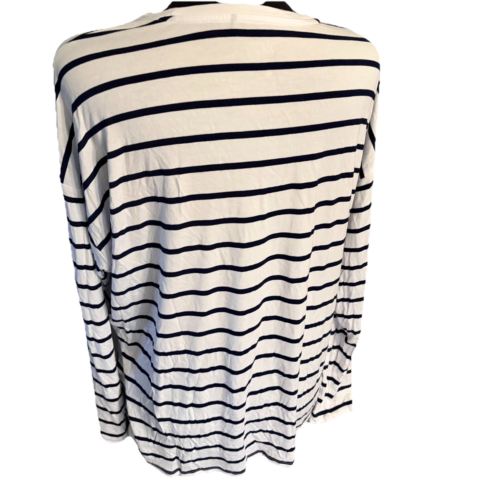 Gap Women’s Striped Casual Travel Summer Long Sleeve Top size XL New
