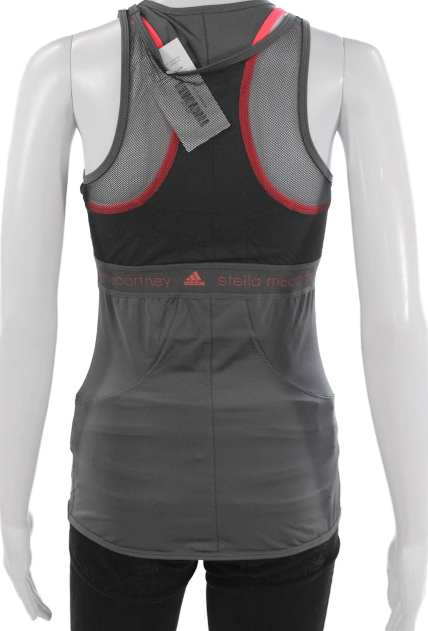 Adidas by Stella McCartney Women Gray Tank Polyester Size S
