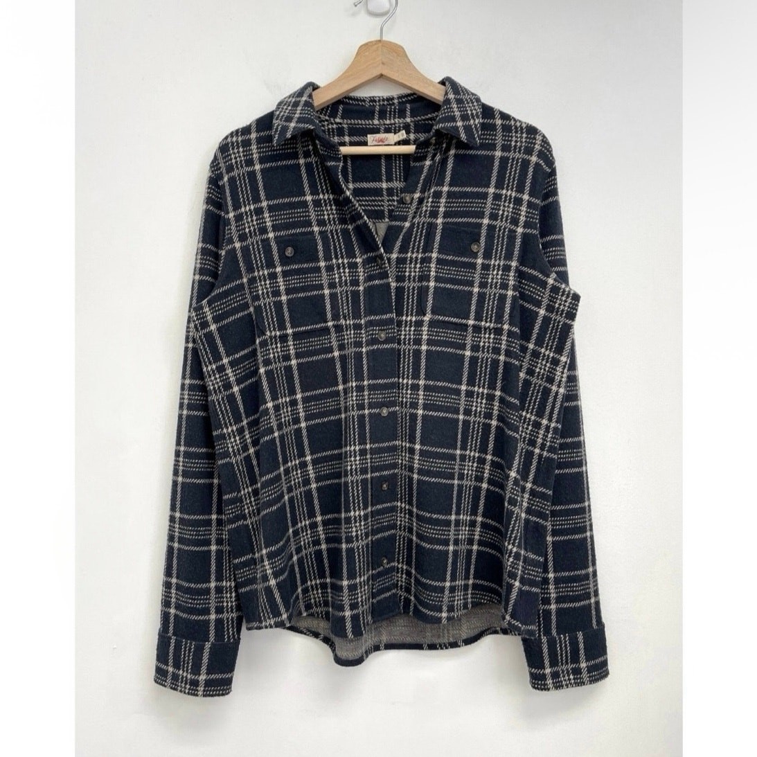 Faherty Legend Sweater Shirt Flannel Soft Stretch Knit Dakota Plaid – Medium