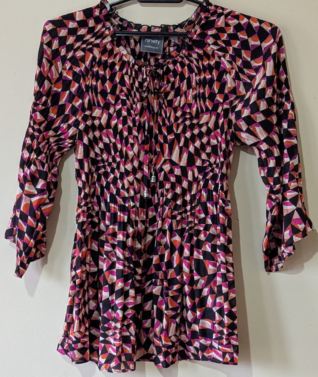 Ninety Women’s Multicolor Top Size Medium New