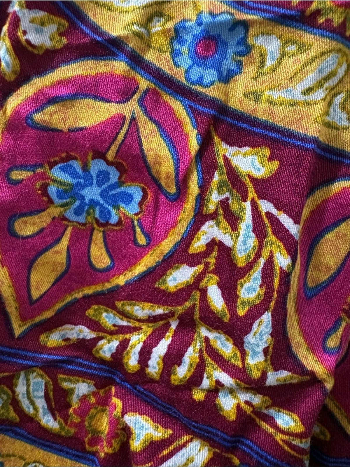 Christian Siriano New York Paisley Print Tie-Front Crop Top Small