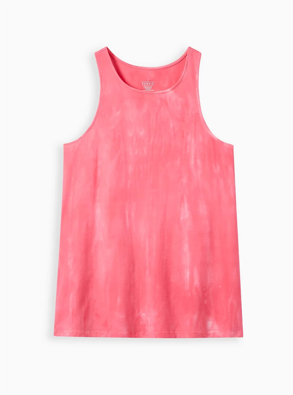 Torrid Foxy High Neck Sleeveless Tank Tie Dye Pink 2 2X 18 20 #B57502