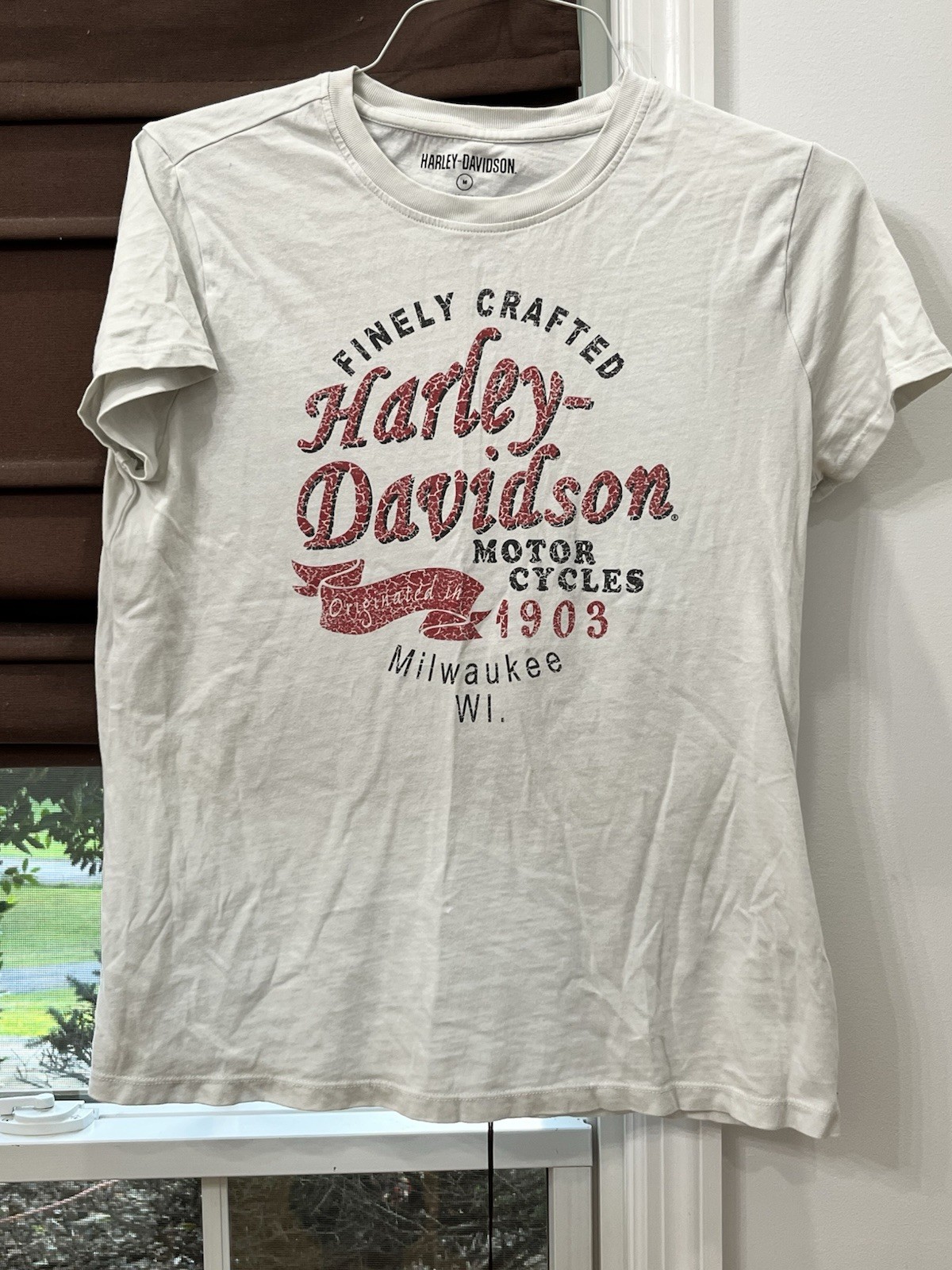 Harley-Davidson Motorcycle Women’s Graphic T-Shirts/Tank Size Medium Lot Of 4