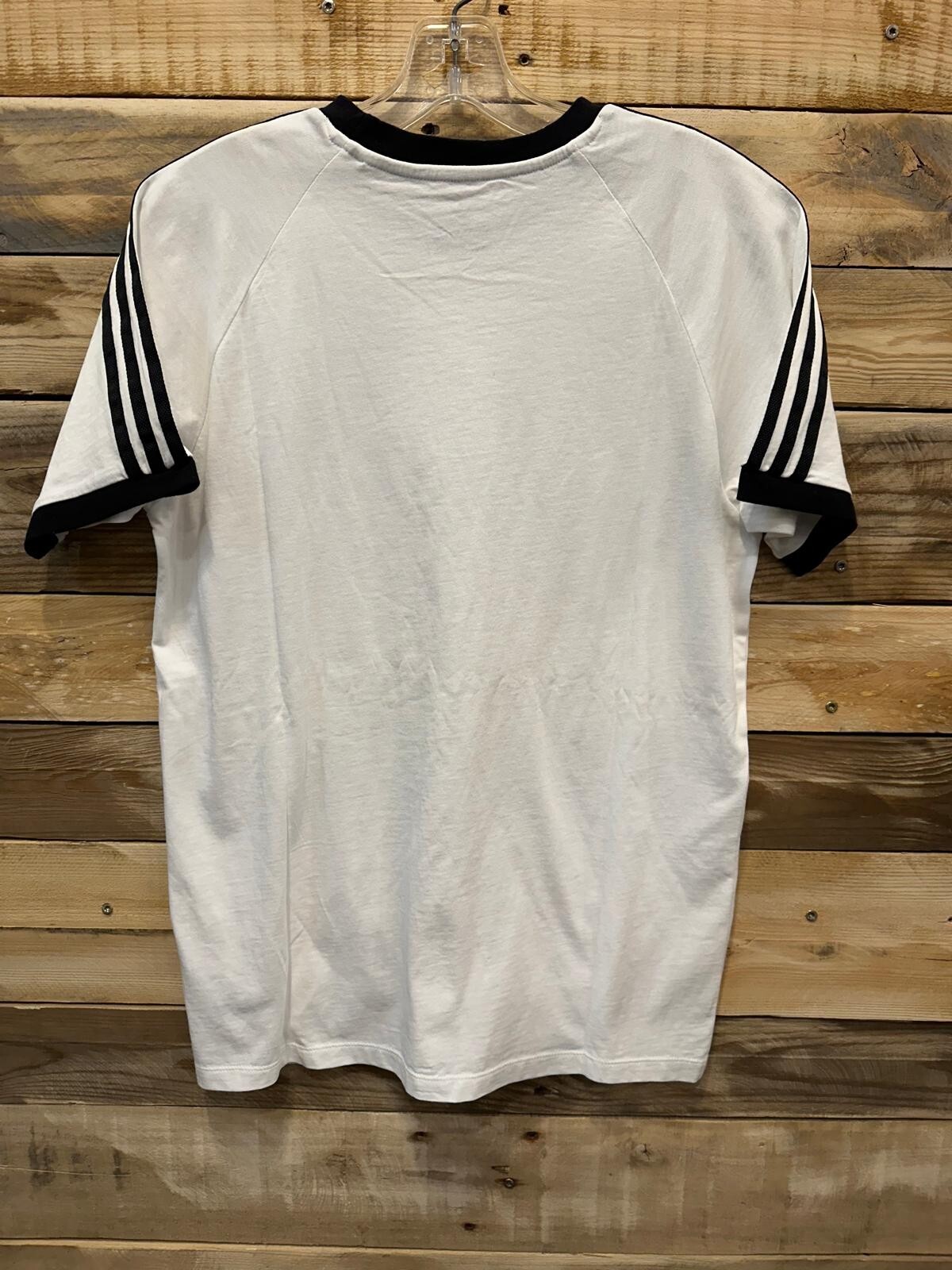 Adidas Originals Big Kids 3-Stripes Cotton T-Shirt (White, XL) (DV2901) SH(S18T)