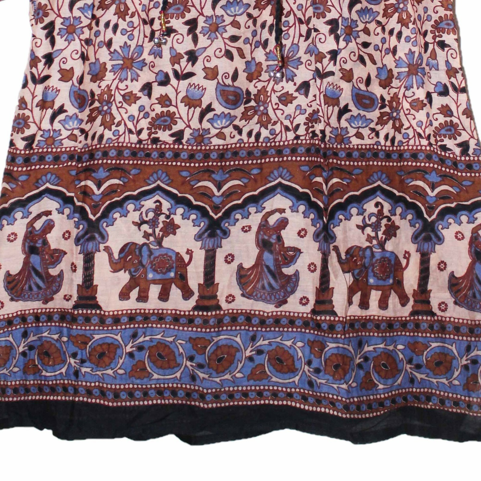 Indian Ethnic Cotton Top Tunic For Women Blouse Blusa Ladies Retro Boho Hippie G