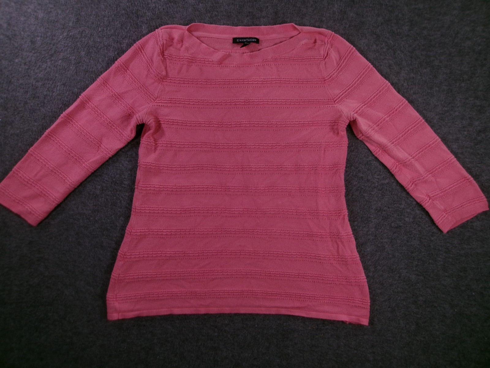 41 Hawthorn Top Women M Pink Knit Office Casual Work Day Preppy Causal Cozy