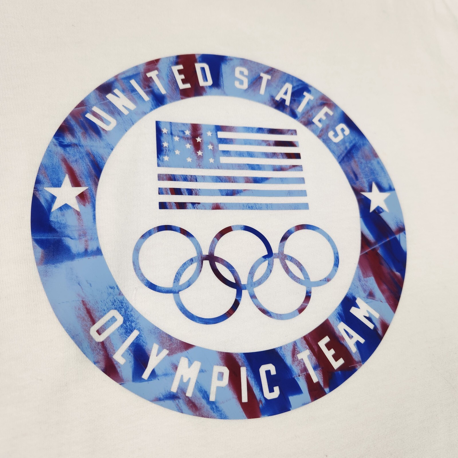 Nike Team USA Olimpics 2024 Tee Women’s T-Shirt Size X-Large NWT FN0870-100 Whit