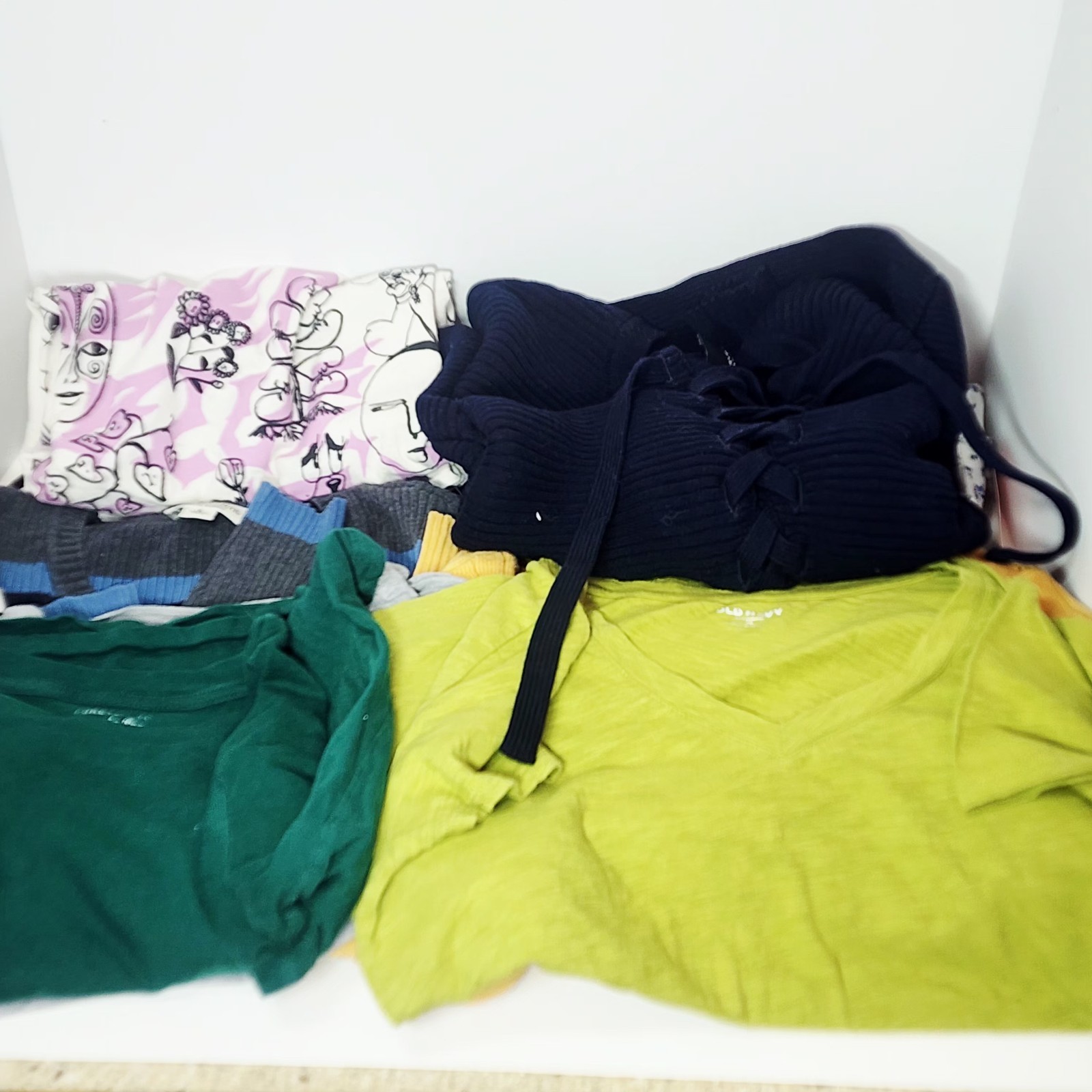 Lot Of 11 Women’s Tops Various Brands Size Small And X-Small Sweaters Tees