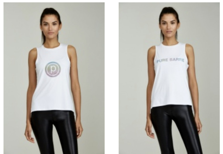 PURE BARRE TANK Made by NOLI YOGA White New