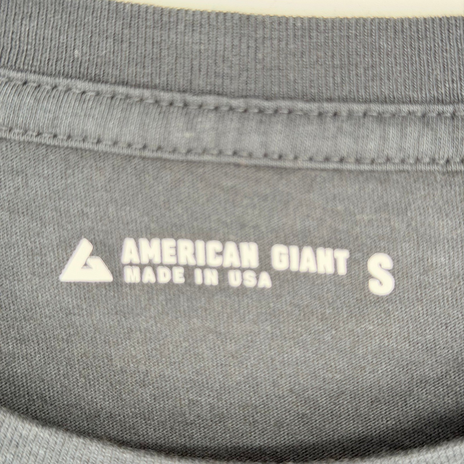 NEW American Giant Women’s Classic Cotton Crew T-Shirt Small Black Casual Basic