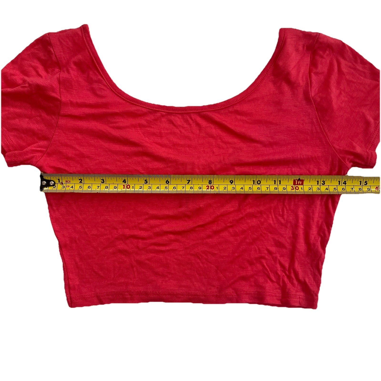 Vintage I Love S&S Inc Women’s Crop Top S Scoop Neck Y2K Festival Summer Basic