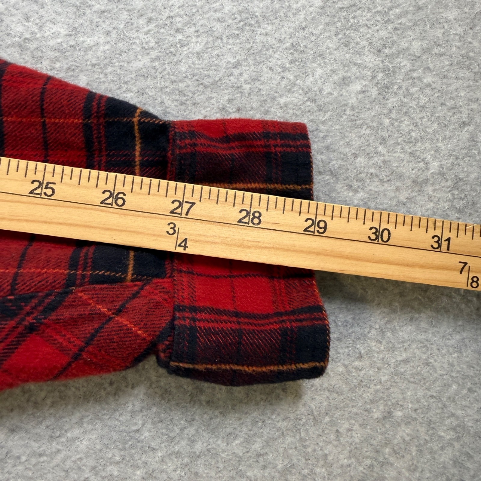 Frank & Eileen McLoghlin Red Plaid Flannel Shirt Sz XS/S Oversized
