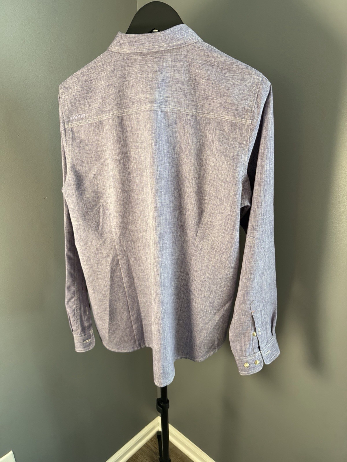 Orvis Women’s Tech Chambray Long-Sleeve Work Shirt. Size Large. Active ,Work