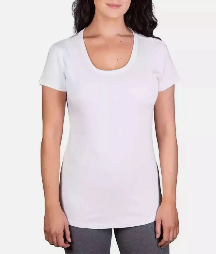 Kirkland Signature Ladies’ Scoop Neck Pima Cotton Tee XL
