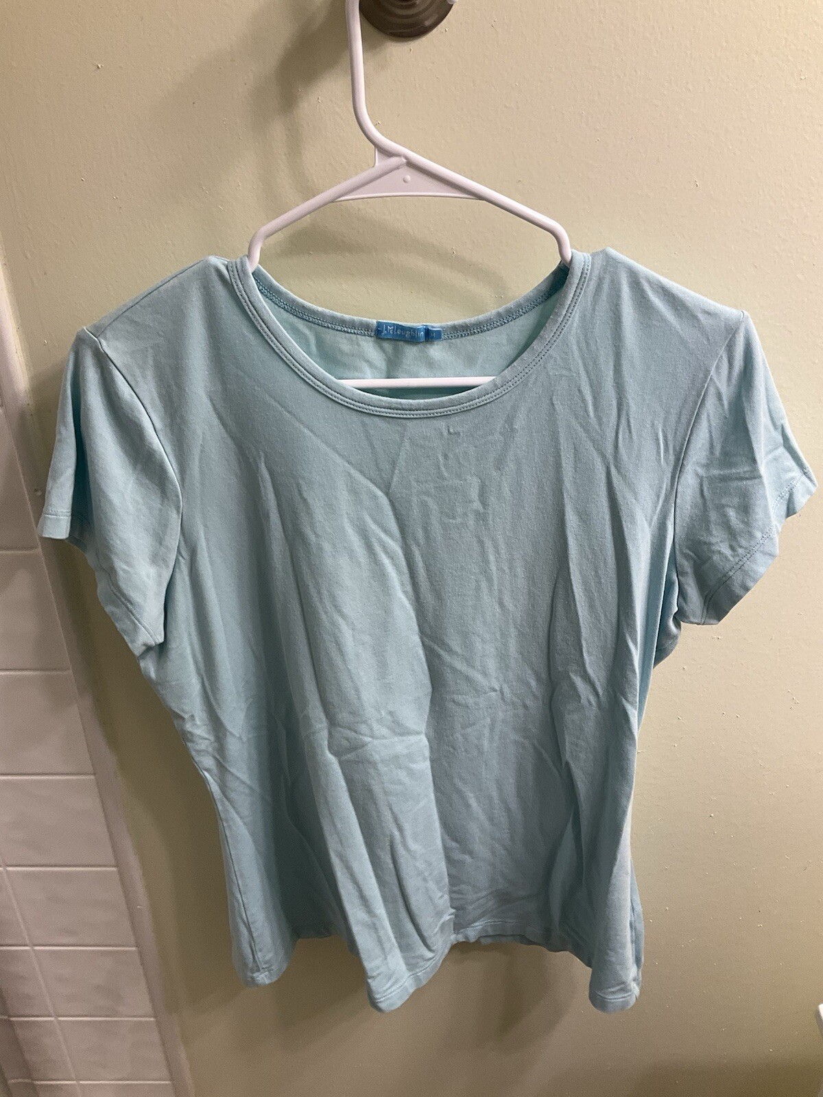 J. Mclaughlin Women’s Stretch short sleeve T-Shirt Size Medium Light Green Yoga