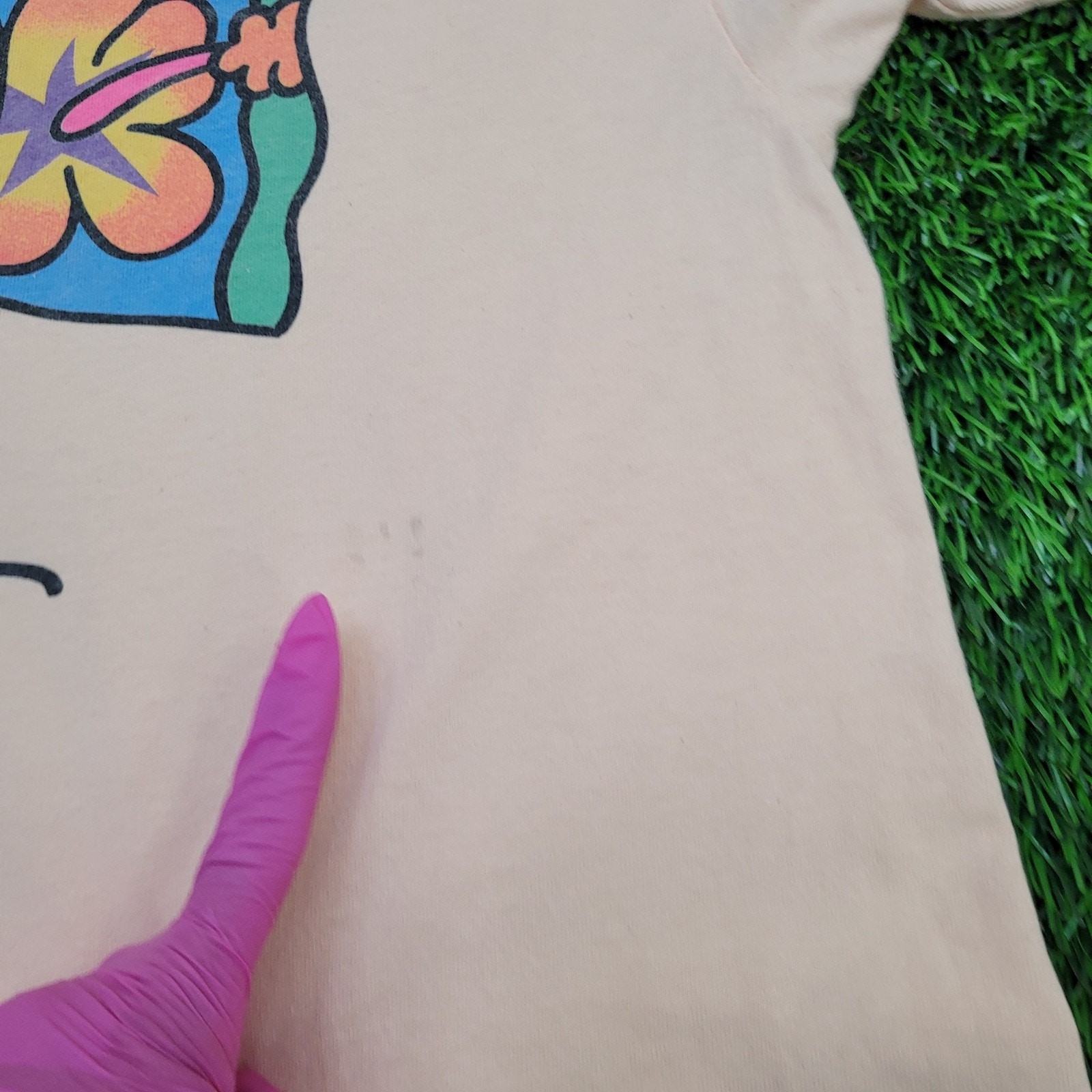 Vintage 90s Colorful Fish Shirt Womens XL 23×26 Maui Hawaii