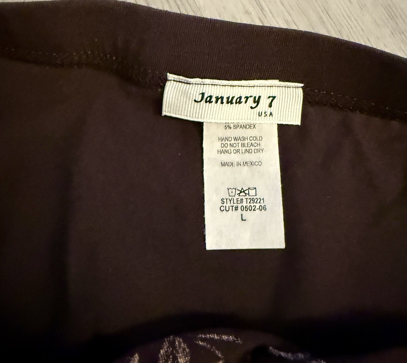 Brand New January 7 x Dolls Kill bandeau Y2K Style tube top brown. Stretch. Sz L