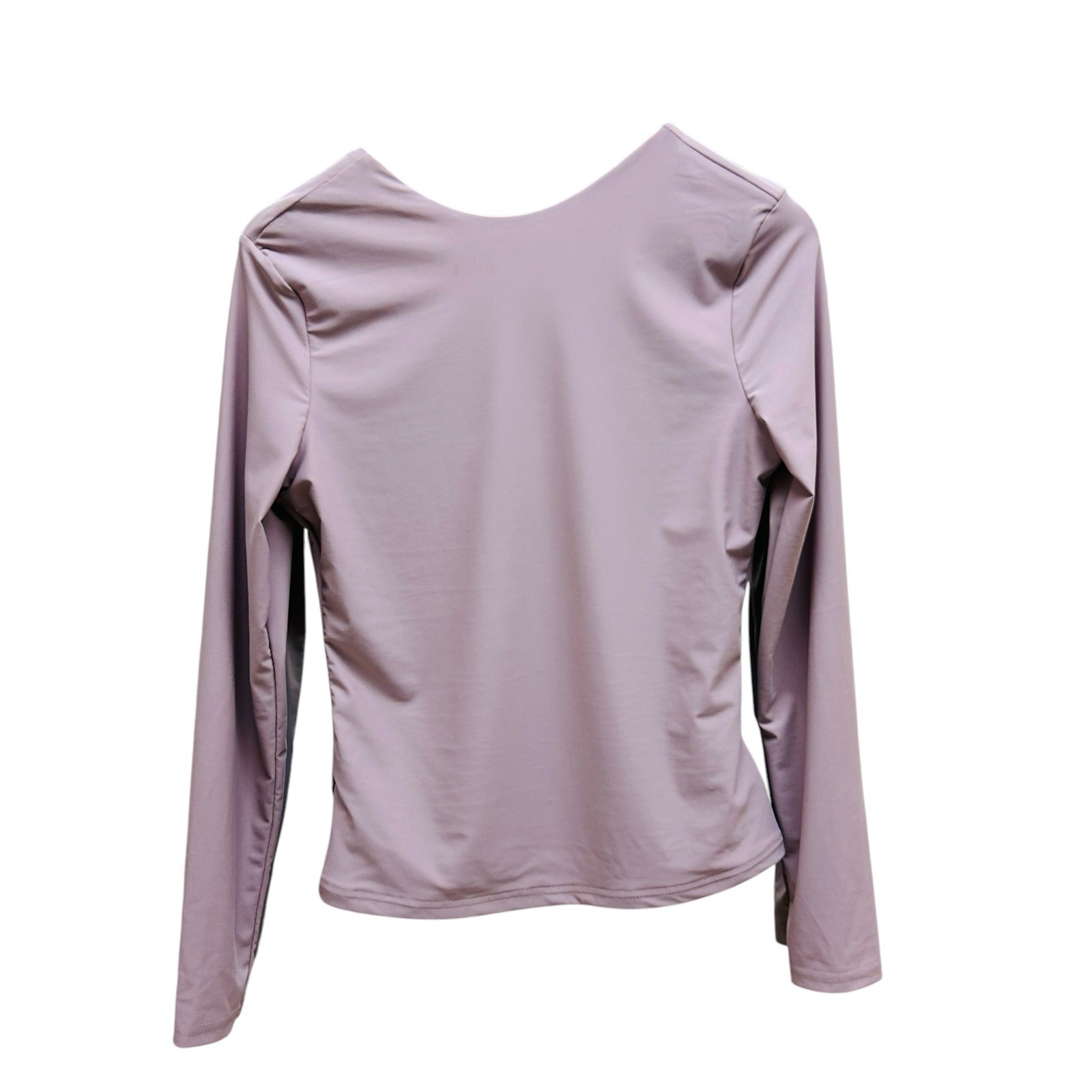 Missguided Large Deep Back Fitted Long Sleeve Top NWT