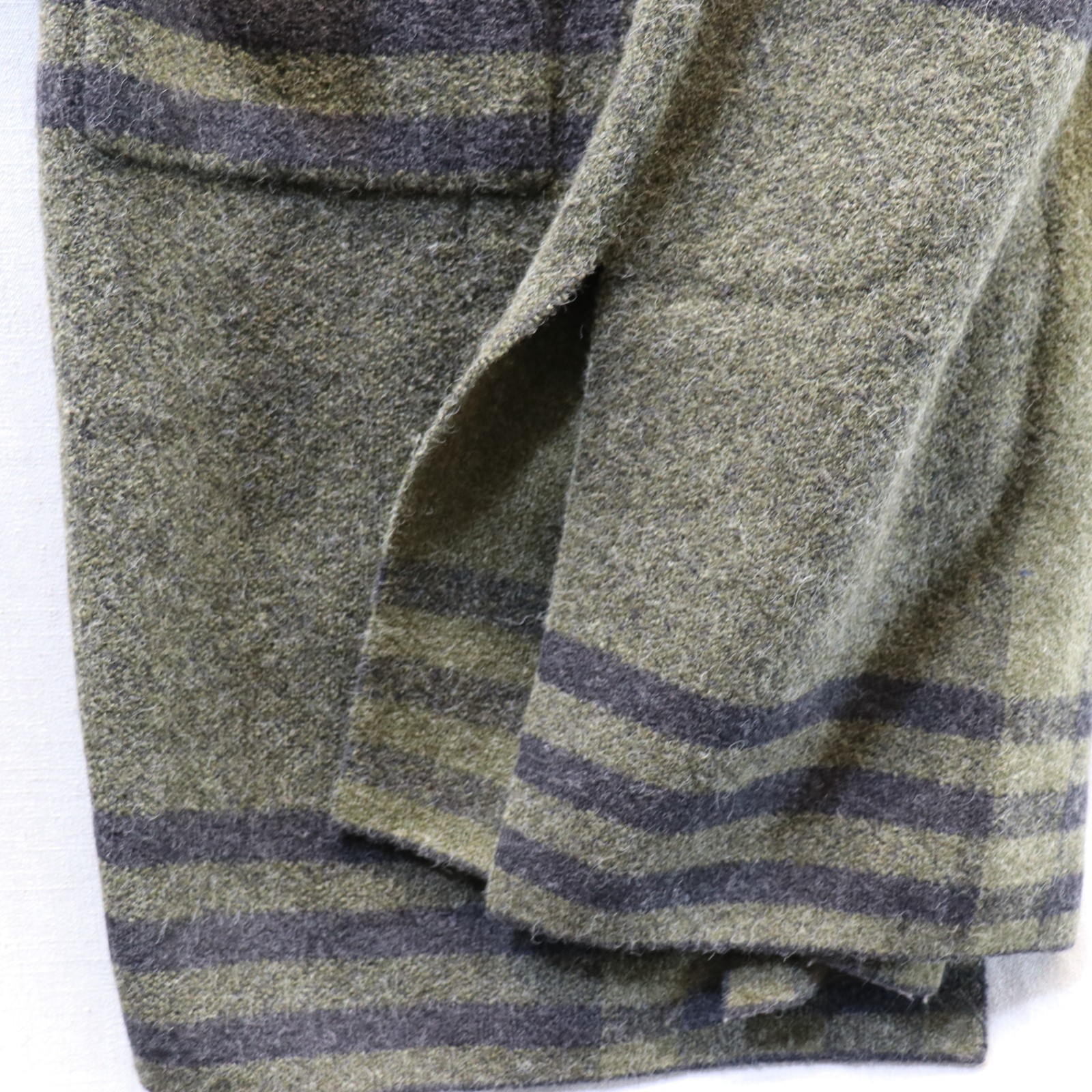 J Jill Wool Blend Open Front Cardigan Coat Maxi Plaid Green Black XLT NWT