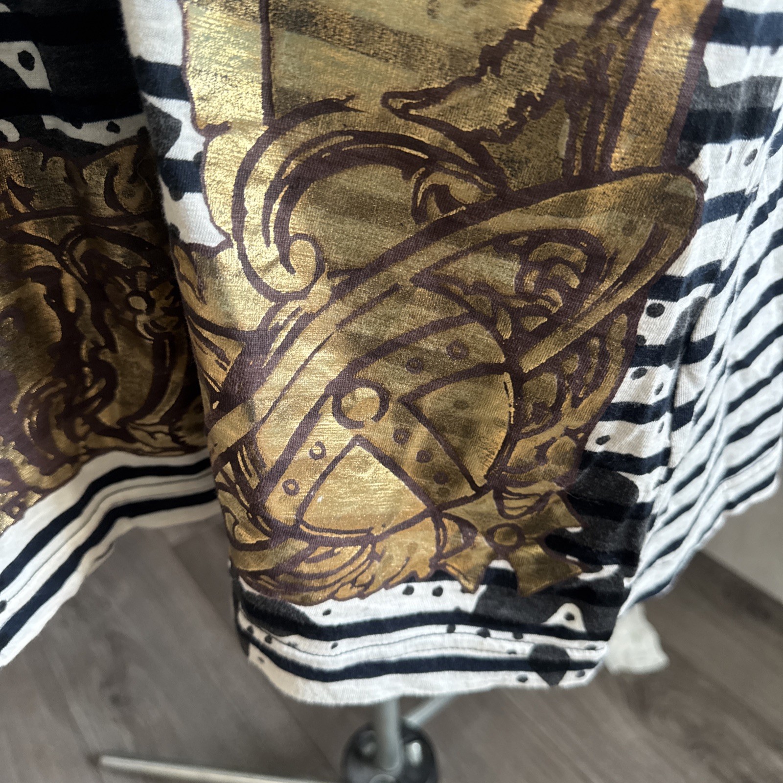 Stunning RARE VIVIENNE WESTWOOD CHERUB ORB Print DRESS/ TUNIC TOP / LONG TEE