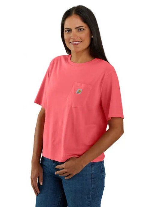 Carharrt Women’s TENCEL Fiber Series Loose Fit Short-Sleeve Crewneck T-Shirt XL