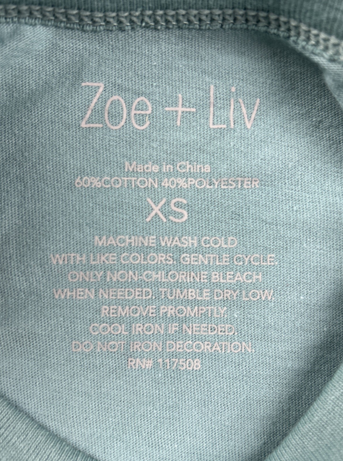 Zoe + Liv Shirt Womens XS Mineral Blue Lets Get Rowdy Skeleton Cowboy Tee