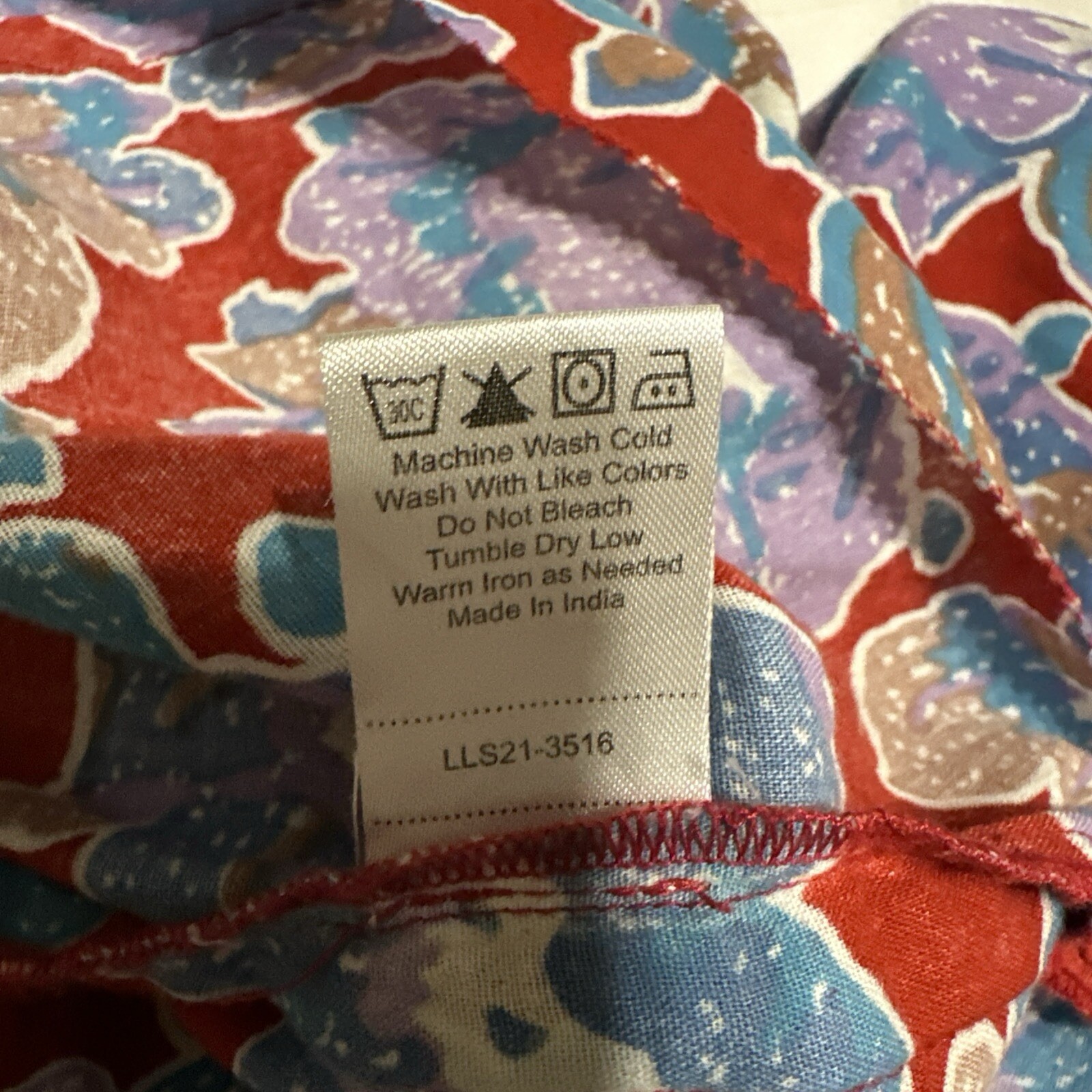 Love The Label Floral Botanical Floral Boho Balloon Puff Sleeve Top Size XS