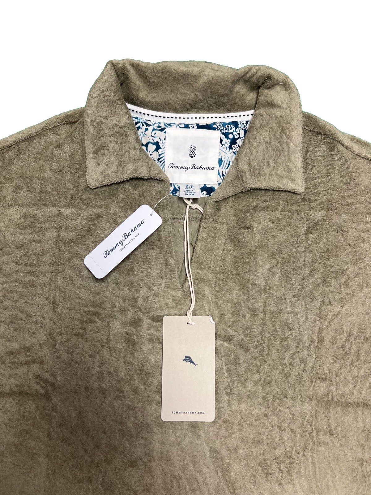 Tommy Bahama Women’s Sea Clay Top Suncoast Loop Terry Polo S/S (S02)