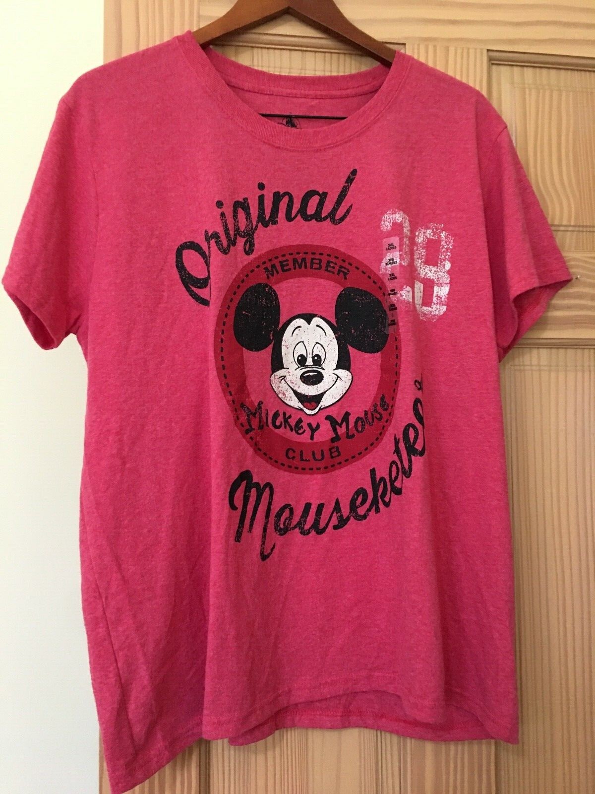 NWT Disney Store Mickey Mouse Tee Womens Tee Shirt Mouseketeer L,XL,2XL