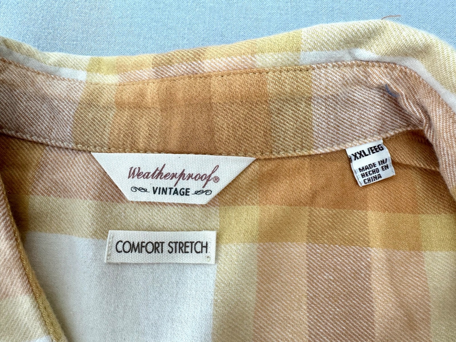 Weatherproof Vintage Womens Top XXL Casual Long Sleeve Cotton Button Shirt Soft