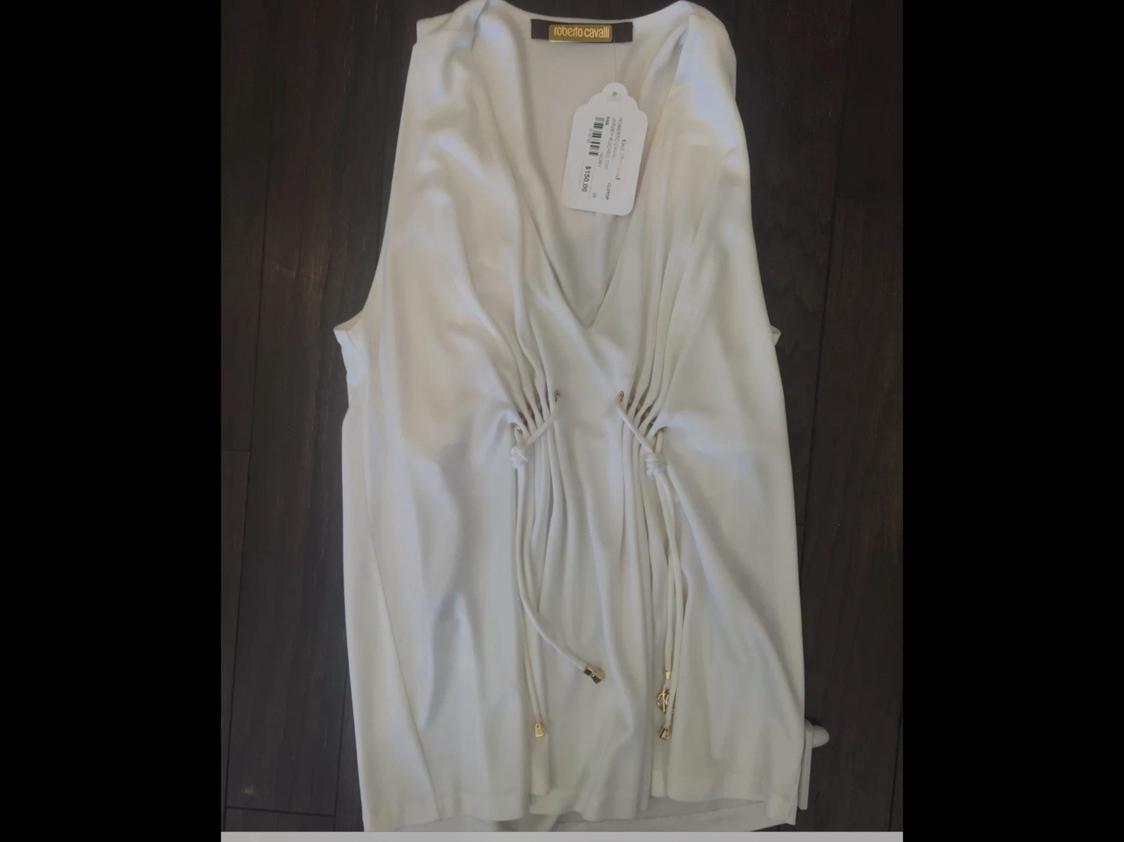Roberto Cavalli Ruched Top Stunning !