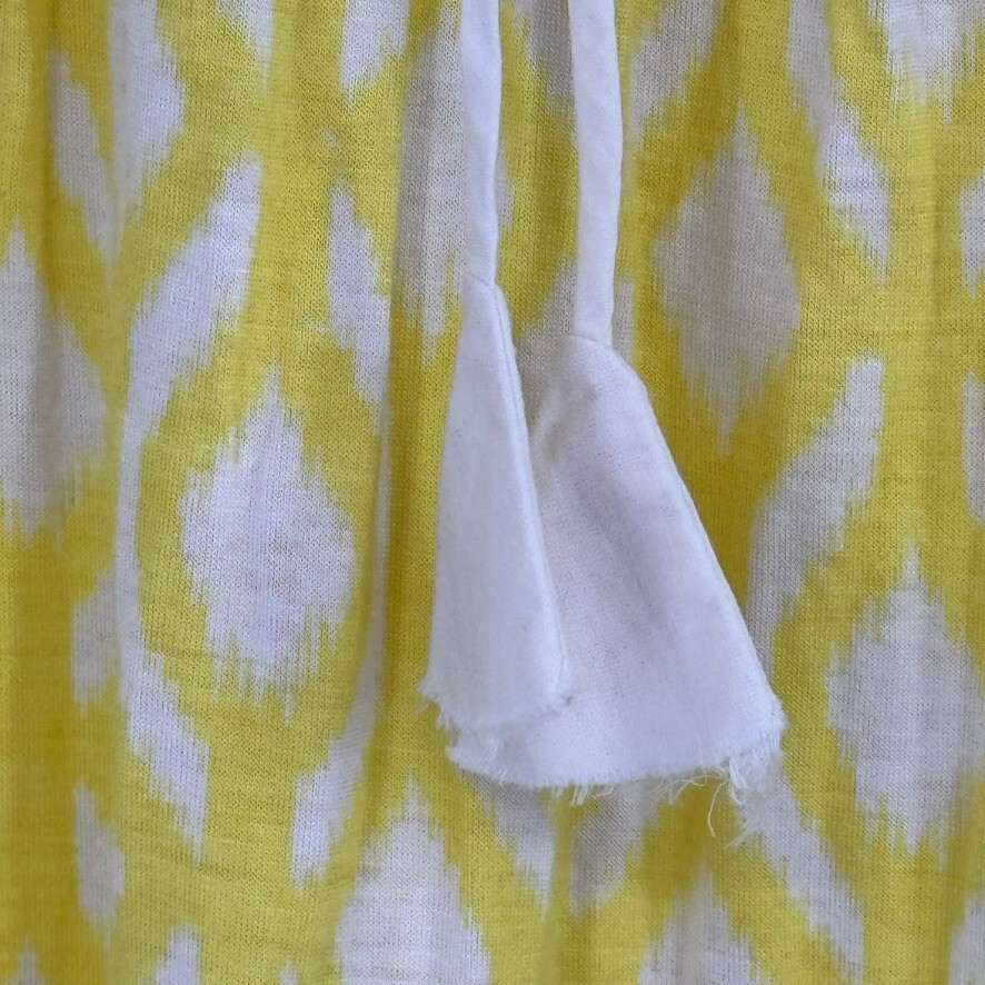 One September anthropologie women’s sleeveless blouse embroidered yellow large