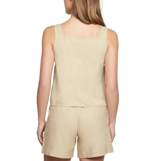 New Express Women’s Linen Tank Top Size L Cream