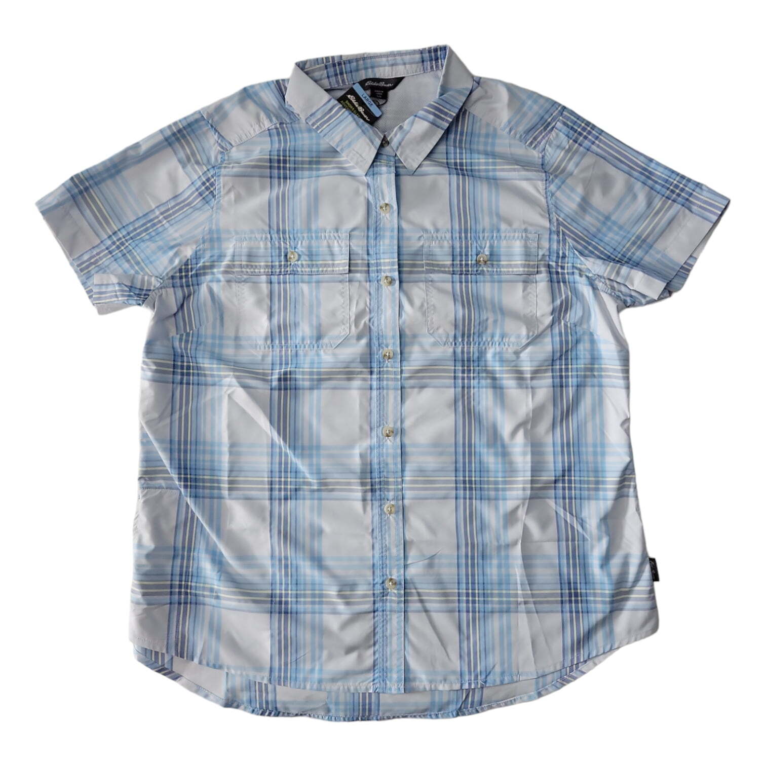 Eddie Bauer Women’s Short Sleeve Moisture Wicking Adventure Shirt – XL (16-18)