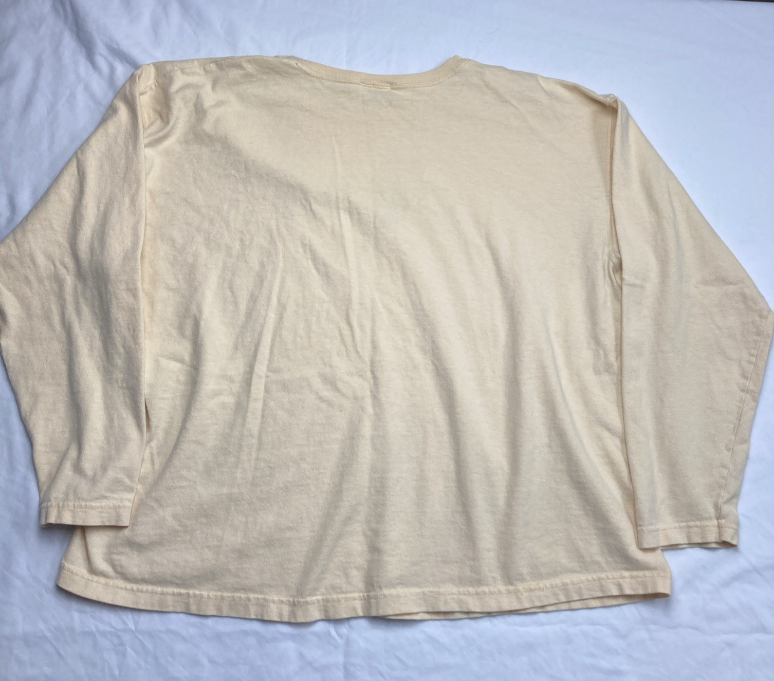 Cherokee Kmart Embroidered Yellow Long Sleeve Women’s Shirt Size XL Floral